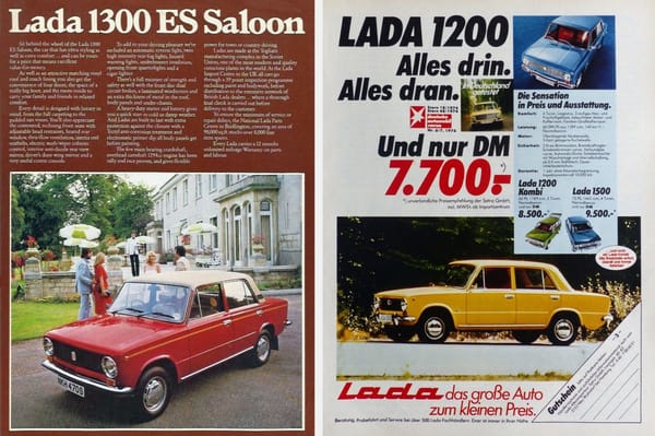Lada Ads UK and West Germany