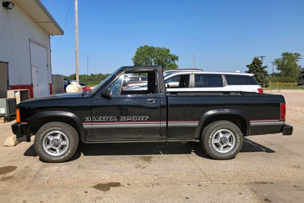 Curbside Classic: 1989 Dodge Dakota Sport Convertible - All Trends Have Their Limits 12 1989 Dodge Dakota Sport Convertible left