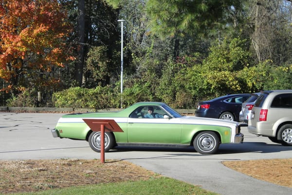 Curbside Classic: 1976 Chevrolet El Camino Classic - Frank Lloyd Wrong 5 1976 Chevrolet El Camino Classic. Racine, Wisconsin. Sunday, October 29, 2017.