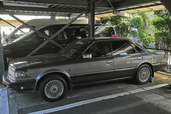 Curbside Classic: 1987 Nissan Maxima (PU11) V6 Turbo Hardtop Legran – The One That Missed The Boat 9 IMG 20220328 084730 copy