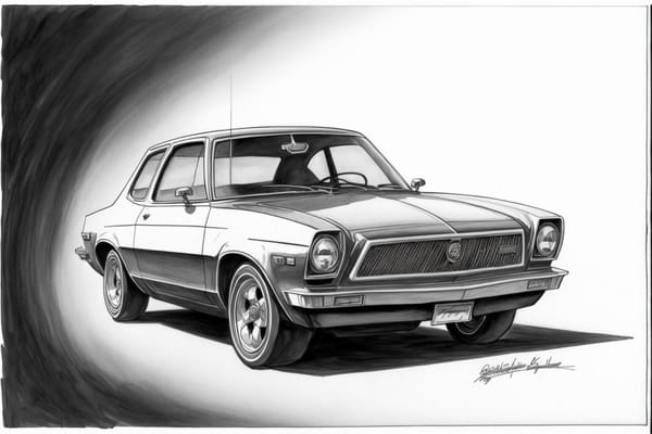 What If: 1975 Studebaker Lark 15 Lark sketch1975 01