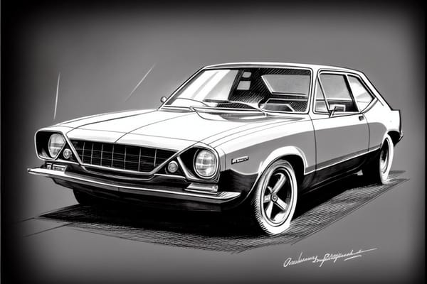 What If: 1975 Studebaker Lark 16 Lark sketch1975 02
