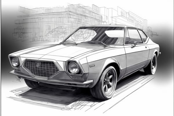 What If: 1975 Studebaker Lark 17 Lark sketch1975 03