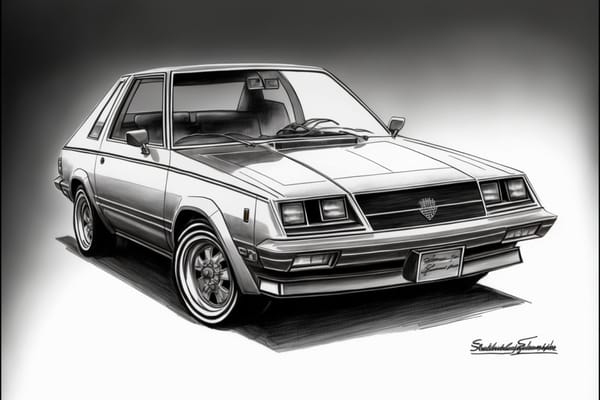 What If: 1975 Studebaker Lark 27 Lark sketch1985 02