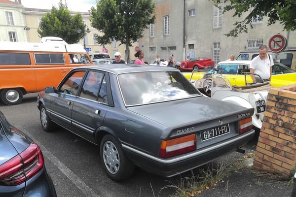 Car Show Classics: 10th Salon Autos-Motos Anciennes à Bazas (July 2023) – Part 1: Domestic Cars (Peugeot & Renault) 25 IMG 20230730 194518 edited