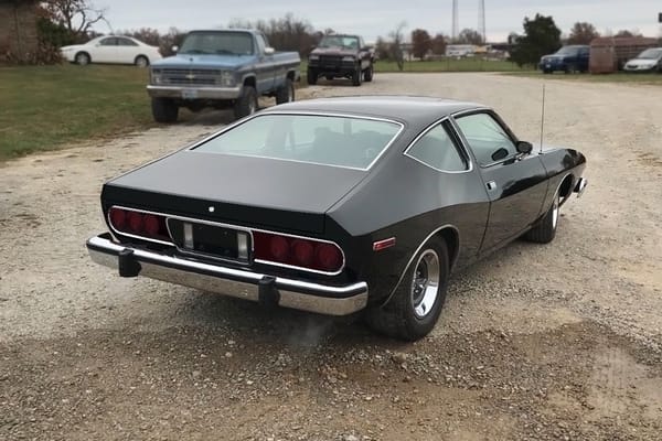 1974 AMC Matador X R3Q Theme A and wider rear wheel