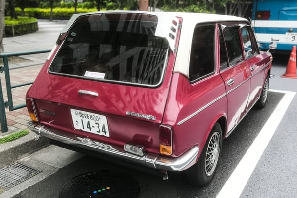 Curbside Classic: 1969 Subaru FF-1 Super Deluxe Wagon – Subie, I Think This Is The Beginning Of A Beautiful Friendship 2 IMG 20240519 104758 edited