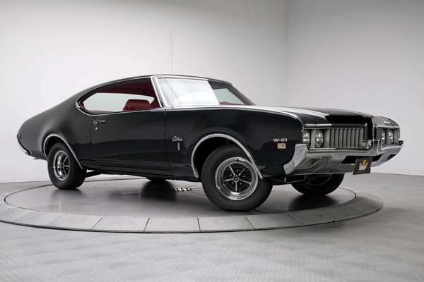 Pontiac Ram Air II, Oldsmobile Force-Air Induction, Chevrolet Cowl Induction – Did These Ram Induction Systems Actually Increase Power? 12 Studio front 3q image of a black 1969 Oldsmobile Cutlass S W-31 hardtop