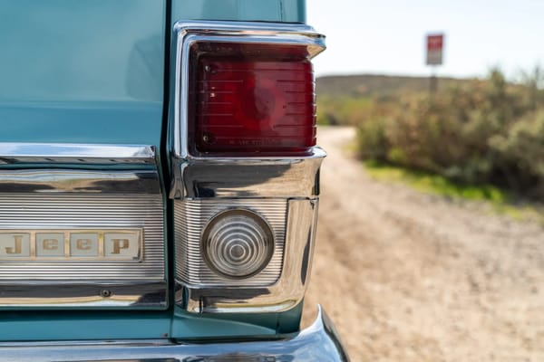 1966–1971 Jeep Super Wagoneer and Wagoneer Custom Special: These Luxury SUVs Were Way Ahead Of Their Time, So Why Didn't They Sell? 25 Right rear taillights of an Empire Blue 1968 Jeep Wagoneer Custom Special