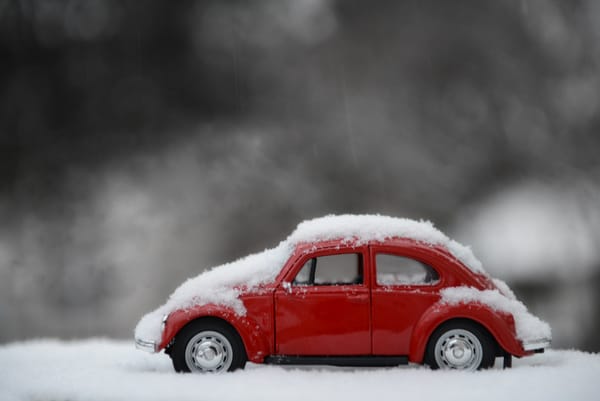COAL: 1969 VW Beetle - Dead Ringer 6 Red beetle in snow