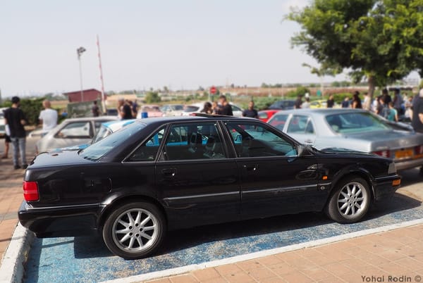 Car Show Classics: It's the Smorgasbord That is Israel's Classic Community 56 1989 Black Audi V8