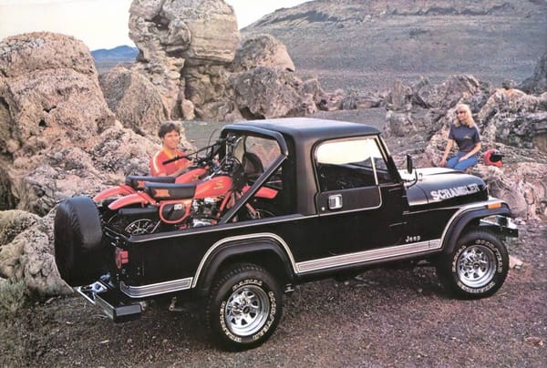 Curbside Classic: 1985 Jeep Scrambler (CJ-8) - A Pickup In Disguise 6 Brochure 1982 Jeep Scrambler a