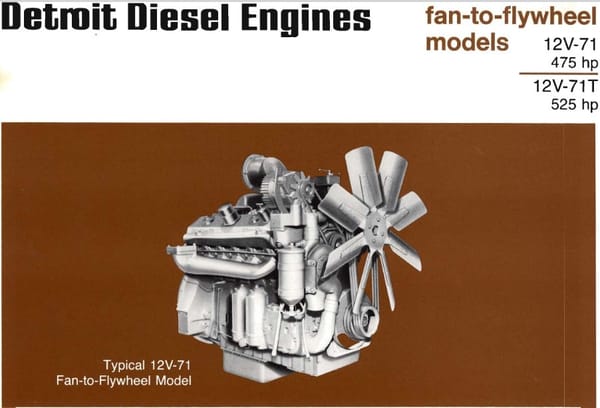 The Legendary Detroit Diesel V12 (12V-71) - The Most Powerful Engine Built For Highway Trucks In Its Time 18 12 v 1