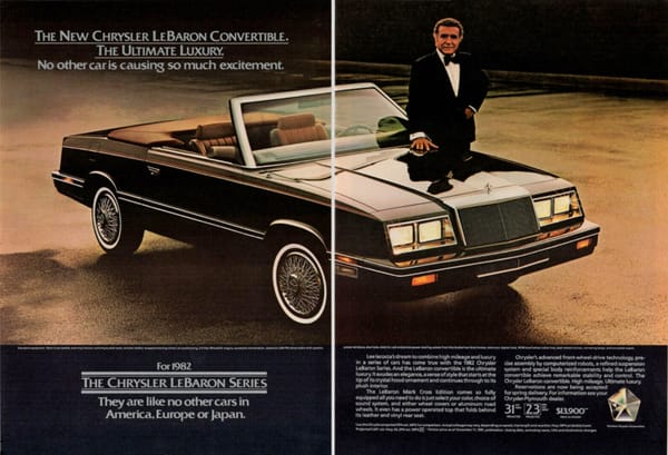 Curbside Classic: 1989 Dodge Dakota Sport Convertible - All Trends Have Their Limits 7 1982 Chrysler LeBaron Convertible ad