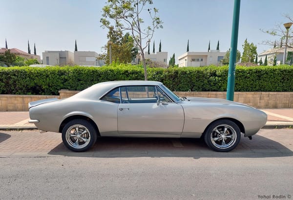 1967 Silver Chevrolet Camaro