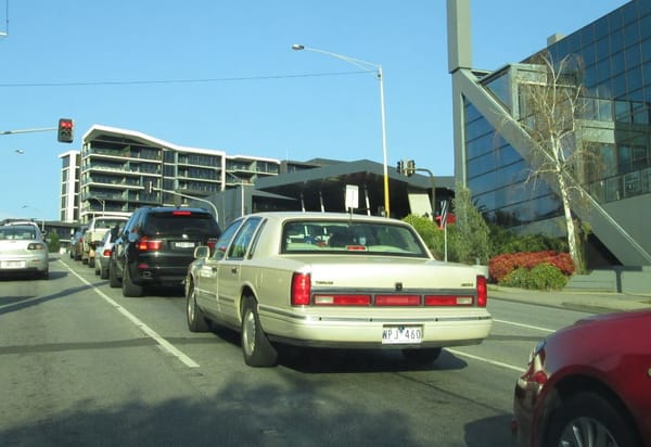1997 Lincoln Town Car rear