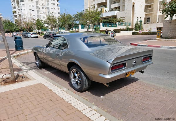 1967 Silver Chevrolet Camaro