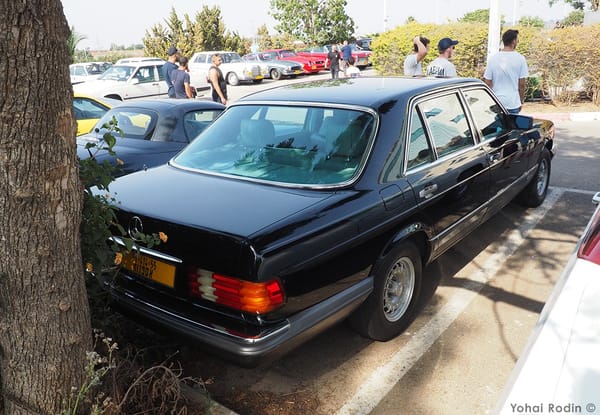 Car Show Classics: It's the Smorgasbord That is Israel's Classic Community 46 1984 Black Mercedes-Benz 380SEL W126