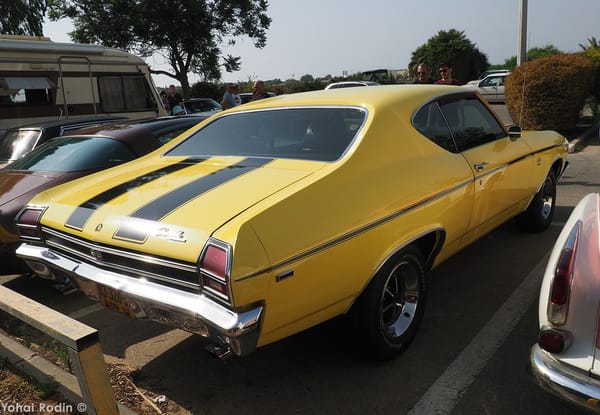 Car Show Classics: It's the Smorgasbord That is Israel's Classic Community 14 1969 Yellow Chevrolet Chevelle SS