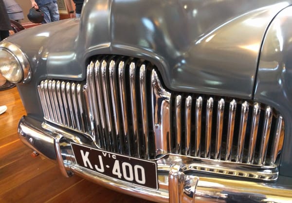 Car Show Classic: 2017 Motorclassica - A Hall Of Holden History 5 1947 Holden prototype front