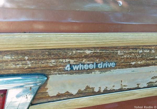 1983 Brown Jeep Wagoneer Emblem