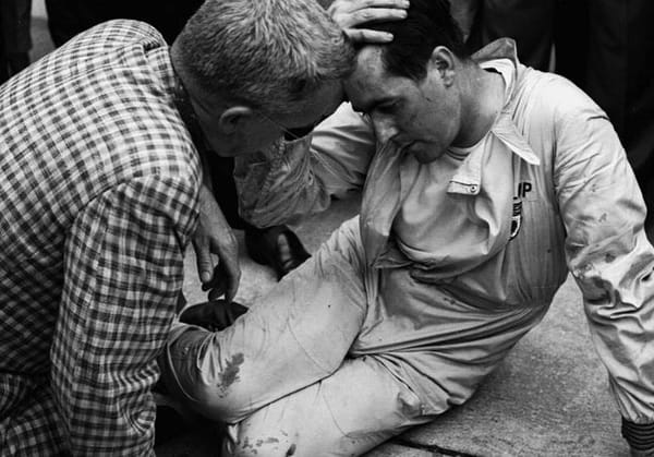 Automotive History: Jack Brabham - You Make Your Own Luck 35 Brabham after race