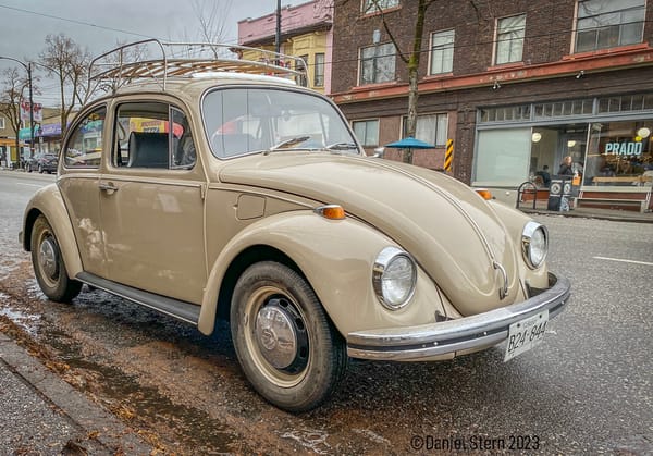 1968 Volkswagen Beetle With Roof Rack - Speaking of Chewing Gum… 2 68 Beetle Rf34 7513