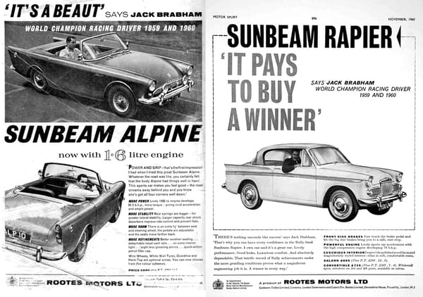 Automotive History: Jack Brabham - You Make Your Own Luck 39 brabham ad