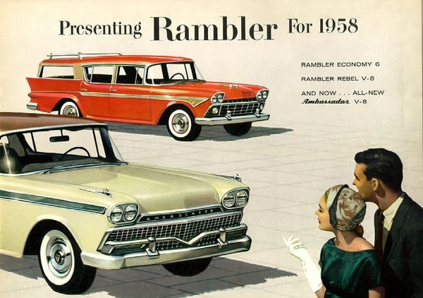 Junkyard Classic/Automotive History: 1955 Rambler Cross Country - How Rambler Won The Compact And Price Wars Of The 1950's And Saved AMC 84 Rambler 1958 01