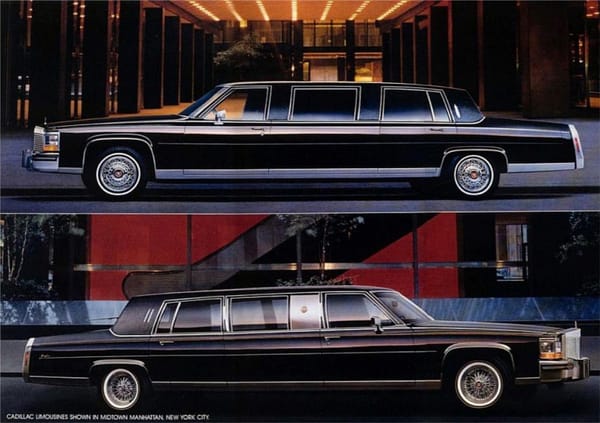 Curbside Classic: 1985 Cadillac DeVille Limousine - No, It's Not A Fleetwood Seventy-Five 7 1988CadillacFleetwoodLimos 1