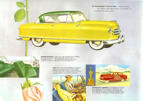 Junkyard Classic/Automotive History: 1955 Rambler Cross Country - How Rambler Won The Compact And Price Wars Of The 1950's And Saved AMC 20 Rambler 1952 hdtop