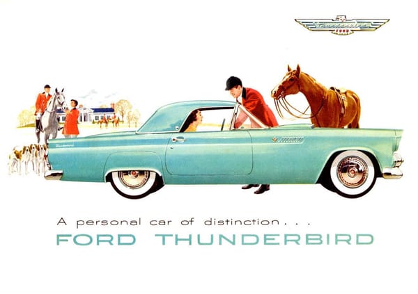 CC Road Trip Diary: A Middle Aged Man & His Elderly Van; Or, Sharing A Slice Of Rural America 9 1955 Ford Thunderbird 01
