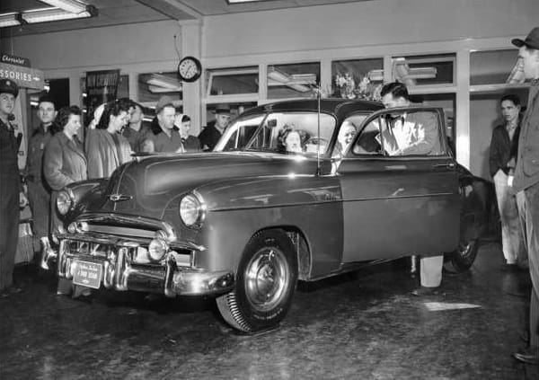 Vintage Dealer Snapshots: Chevrolet Nights 5 1949 Chevrolet Dealer F
