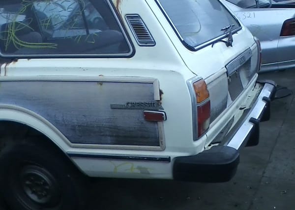 Toyota Cressida wagon rear quarter