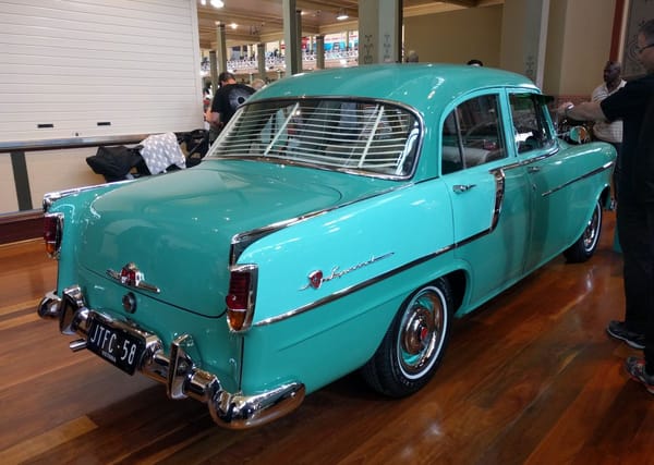 Car Show Classic: 2017 Motorclassica - A Hall Of Holden History 12 1958 Holden FC Special rear