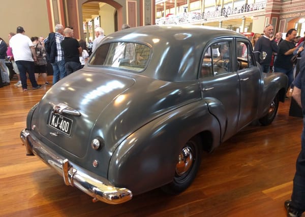 Car Show Classic: 2017 Motorclassica - A Hall Of Holden History 3 1947 Holden prototype rear