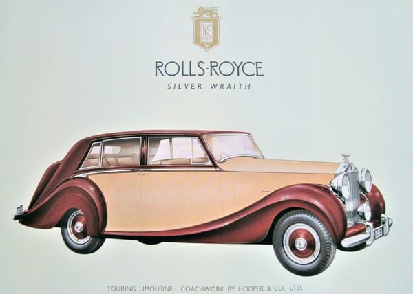 Catalogue 1950 Rolls Royce Silver Wraith