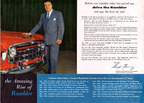 Junkyard Classic/Automotive History: 1955 Rambler Cross Country - How Rambler Won The Compact And Price Wars Of The 1950's And Saved AMC 68 Rambler 1956 Romney