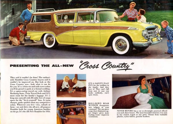 Junkyard Classic/Automotive History: 1955 Rambler Cross Country - How Rambler Won The Compact And Price Wars Of The 1950's And Saved AMC 79 Rambler 1956 br wagon
