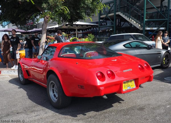 Car Show Classics: It's the Smorgasbord That is Israel's Classic Community 9 1979 Red Chevrolet Corvette C3