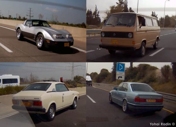 Corvette C3, VW T3, Subaru Leone, BMW E34