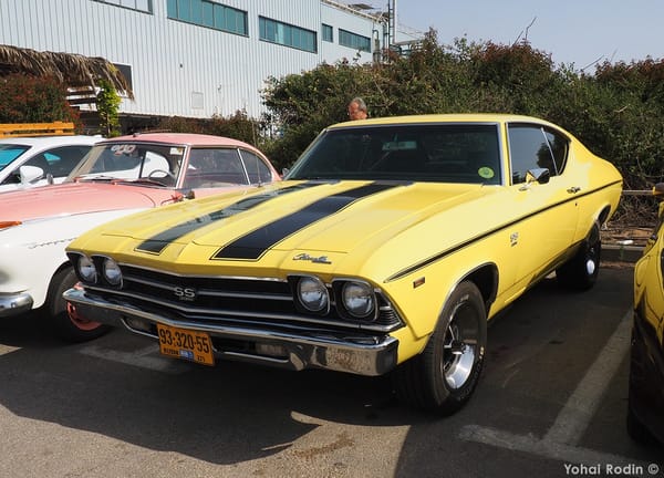 Car Show Classics: It's the Smorgasbord That is Israel's Classic Community 13 1969 Yellow Chevrolet Chevelle SS