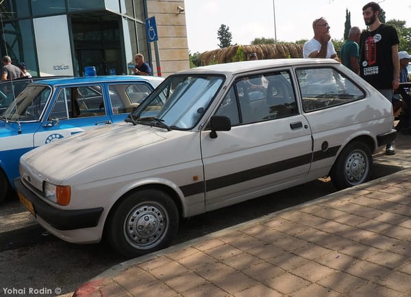 Car Show Classics: It's the Smorgasbord That is Israel's Classic Community 65 1984 Beige Ford Fiesta