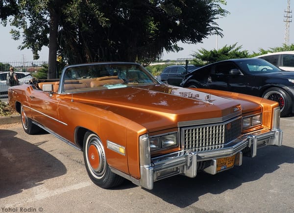 Car Show Classics: It's the Smorgasbord That is Israel's Classic Community 24 1976 Bronze Cadillac Fleetwood Eldorado Convertible