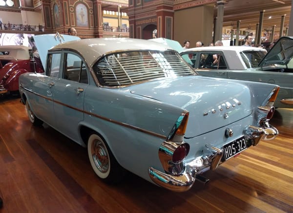 Car Show Classic: 2017 Motorclassica - A Hall Of Holden History 14 1961 Holden EK Special rear