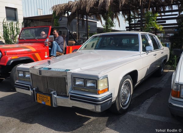 Car Show Classics: It's the Smorgasbord That is Israel's Classic Community 22 1984 Grey Cadillac Fleetwood Brougham