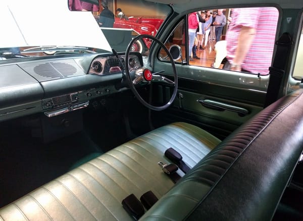 Car Show Classic: 2017 Motorclassica - A Hall Of Holden History 20 1963 Holden EH Special interior