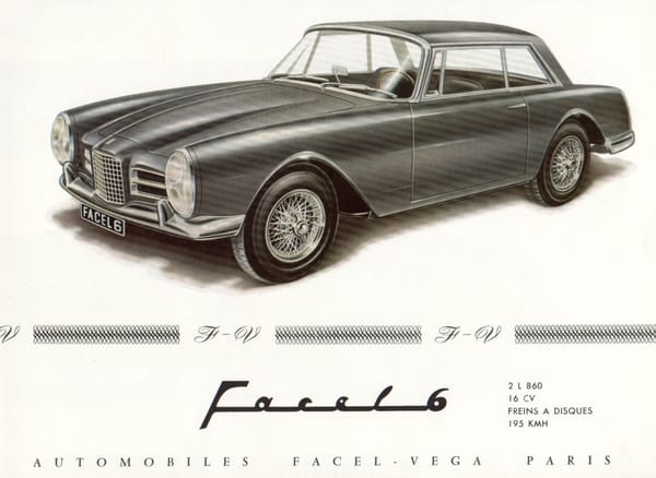 Automotive History: French Deadly Sins (Sports/Luxury Edition, Part 2) – Facel-Vega Facellia 23 Facel VI