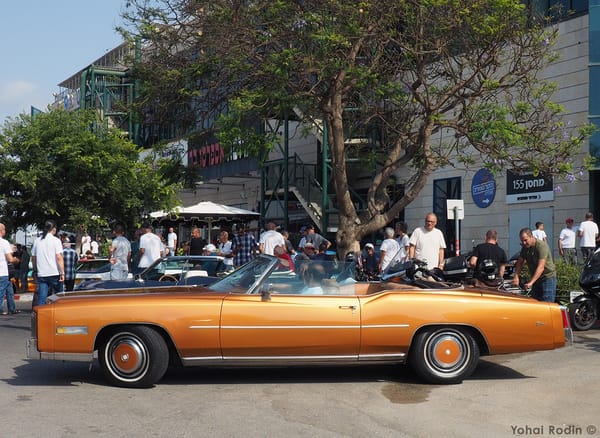 Car Show Classics: It's the Smorgasbord That is Israel's Classic Community 25 1976 Bronze Cadillac Fleetwood Eldorado Convertible