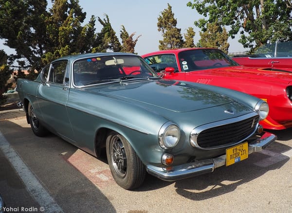 Car Show Classics: It's the Smorgasbord That is Israel's Classic Community 59 1971 Green Volvo P1800